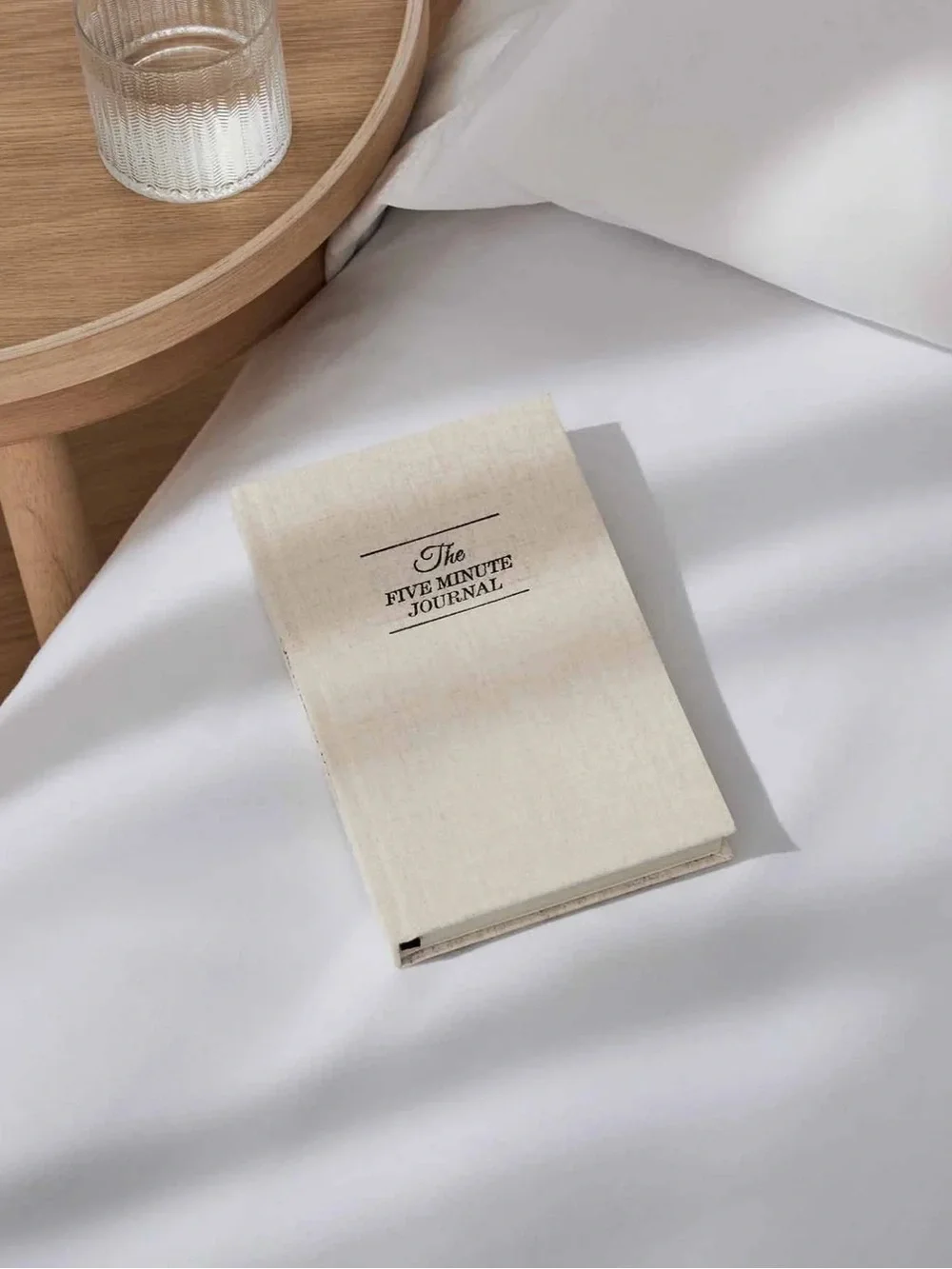 The Five Minute Journal (Fit Edition) Hardcover - Natural Linen